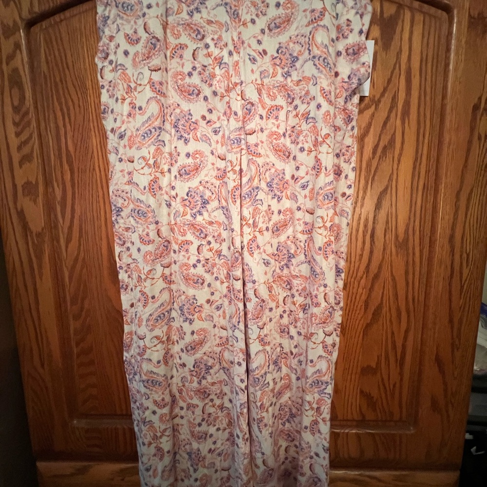 Jessica Simpson Multicolor Paisley Pants